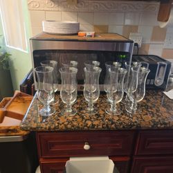 Hurricane glasses a set of 10