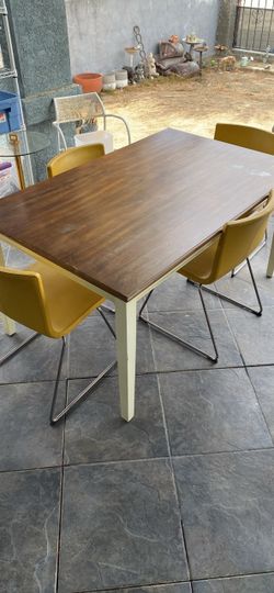 Table and chairs