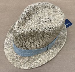 VINEYARD VINES Linen Band Straw Safari Hat 100% Seagrass NWT / Perfect for Summer and Del Mar Thoroughbred Club Racing Season 🐴 🏄🏻♂️🌴