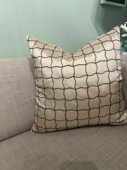 Satin Feather-fill Pillow 