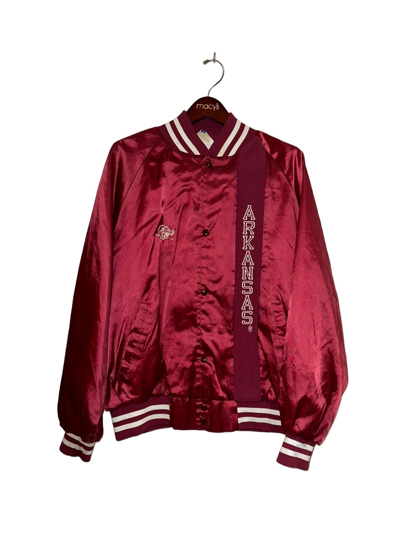 Arkansas Raszorbacks ‘80s Vintage Varsity Jacket Mens Size:X-Large