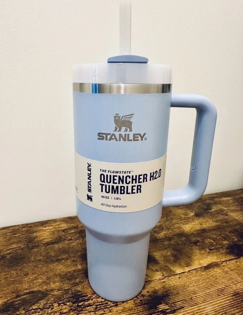 Heather Light Blue Clean Slate Stanley Cup Exclusive Tumbler 40oz