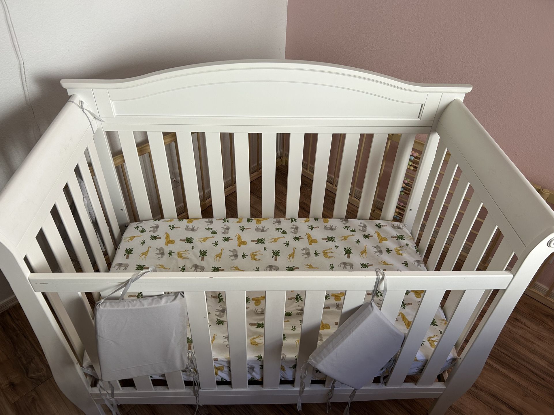 White Baby Crib