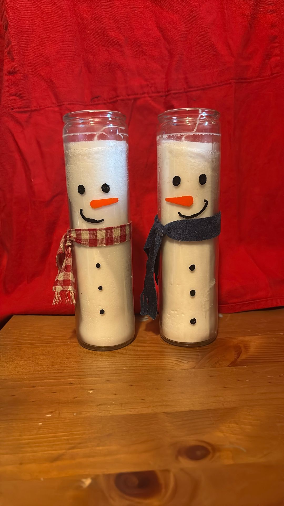 Snowmen Candles