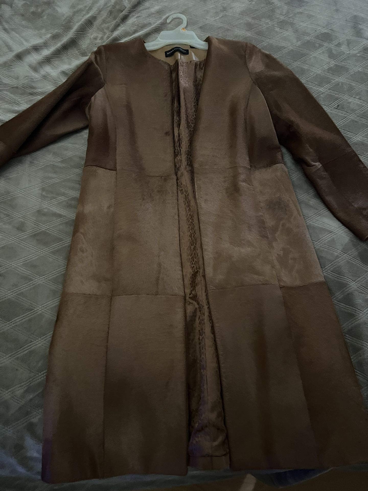 Danna Buchman Real Fur Coat Size 8