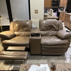 Leather Sofa For Free