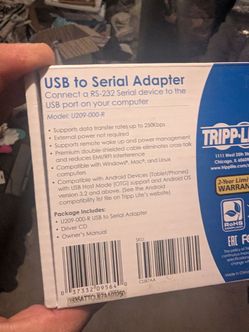USB to serial adapter