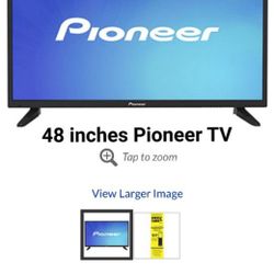 Pioneer TV Television  + Sound System TV-48 inches wide