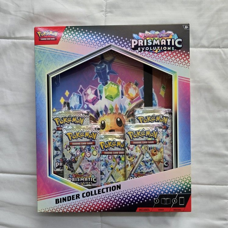 Pokemon TCG Prismatic Evolutions Binder Collection BRAND NEW SEALED SHIPS FAST