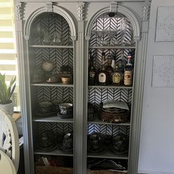 Large Bar Cabinet With Changing Lights 