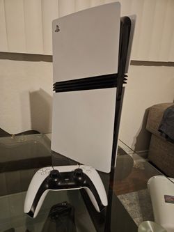 PS5 Pro w/ controller + optional external disc drive