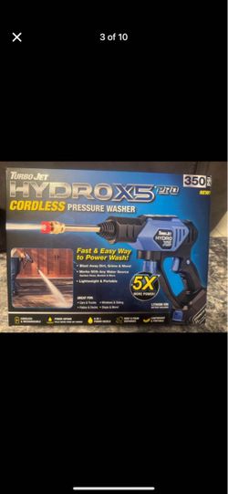 TurboJet Hydro X5 Pro Cordless Pressure Washer