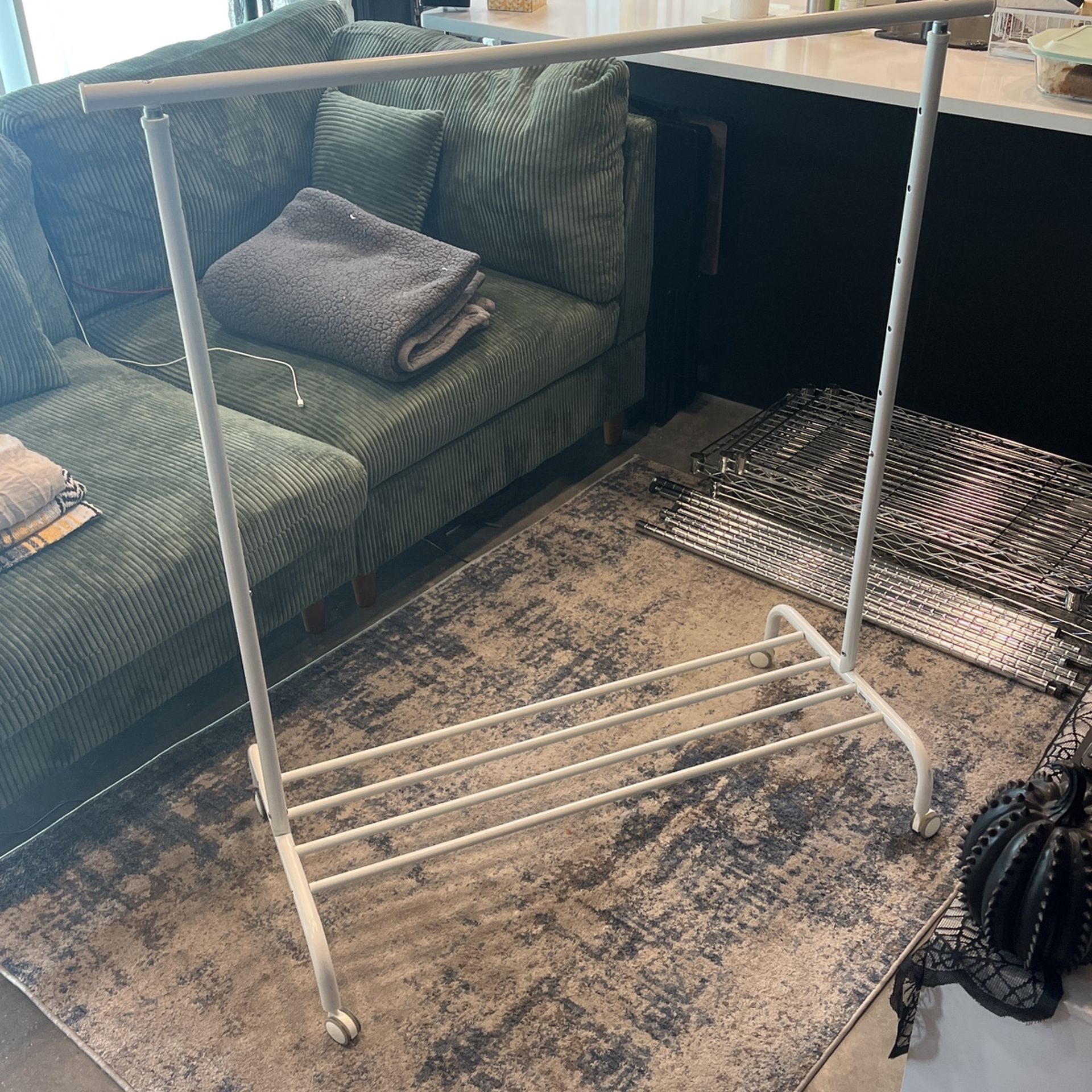 Rolling Laundry Rack