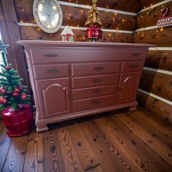 Large Buffet Entry Table Sideboard Cabinet Dresser Solid Wood New