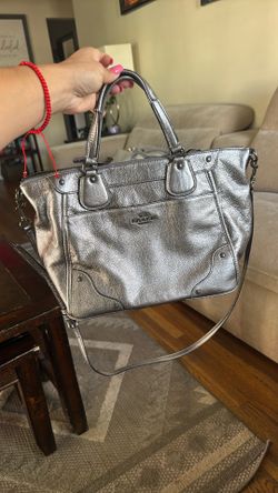 Silver Coach Purse