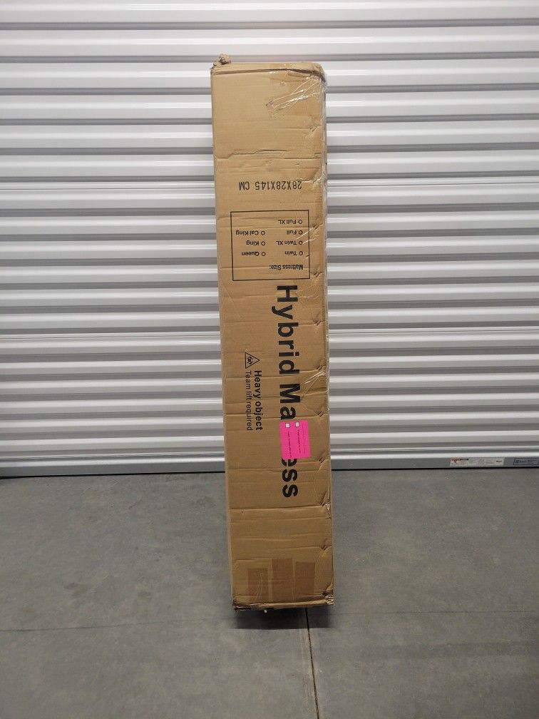 NEW FULL SIZE 12 INCH HYBRID GEL SPRING MATTRESS