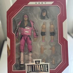 WWE Ultimate Edition Legends Bret "Hit Man" Hart Action Figure Mattel 2022 *NEW*