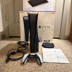 Barely Used Sony PlayStation 5 Launch Model PS5 Disc Edition (Model CFI-1015A)