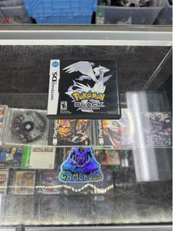 Pokemon Blk DS $125 Gamehogs 11am-7pm