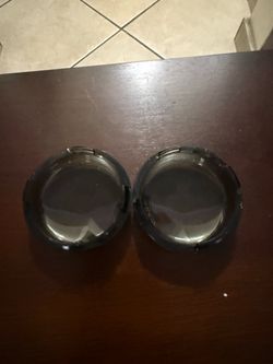 Smoked lens covers for Harley Davidson bullet turn signals