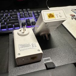 Ethernet over Power Outlet adapter