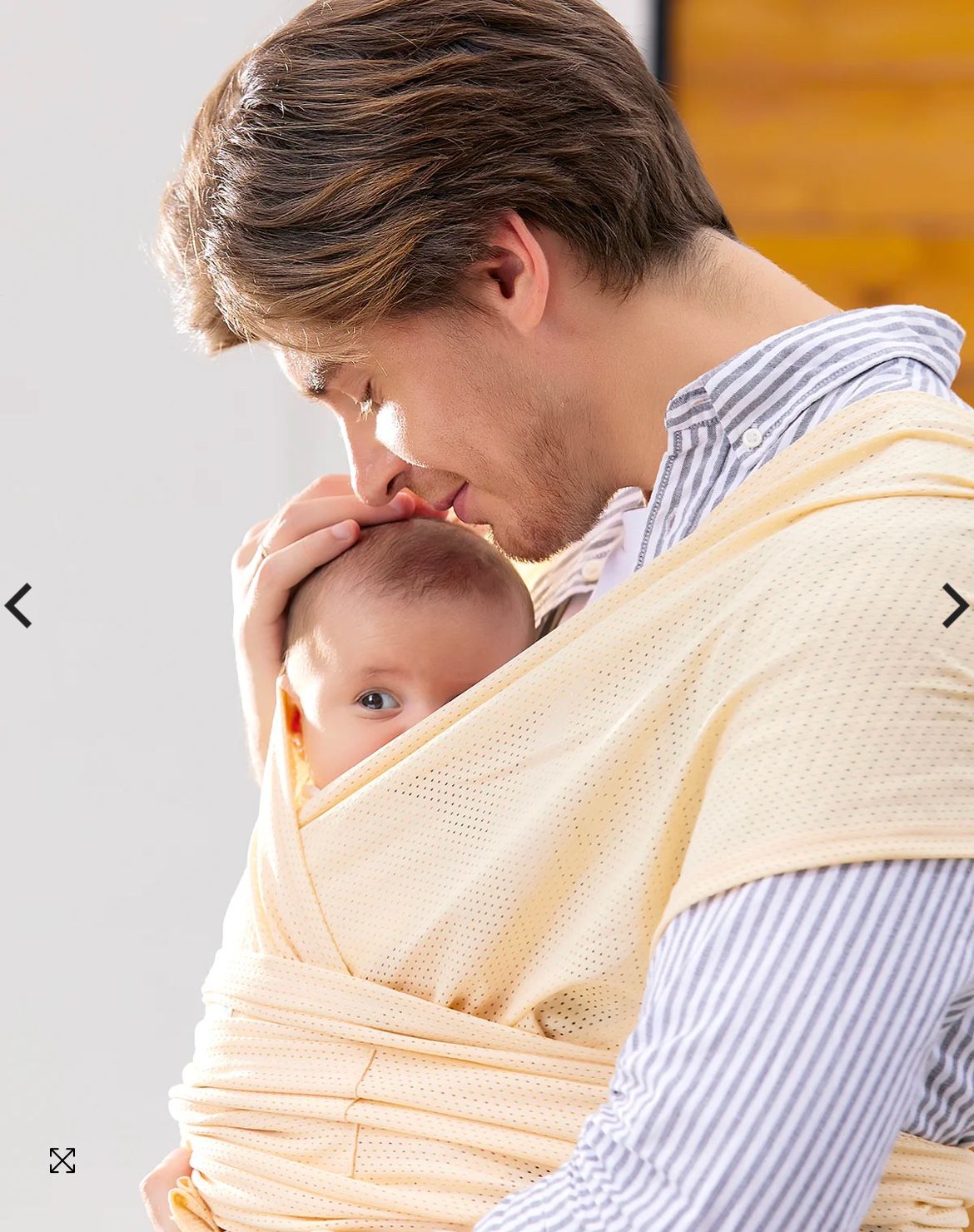 Momtory Baby Carrier Sling Wrap Newborn Toddler 7-50 lbs Lightweight Adjustable