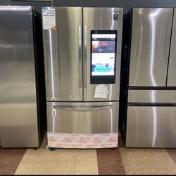 Samsung 3 Door French Door Refrigerator With Touch Screen Family Hub 📱 TD7T2
