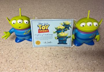 Toy Story Little Green Alien Figures with COA