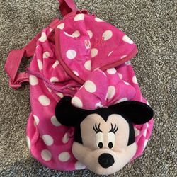 Like New Minnie Mouse Backpack Kids Bag 