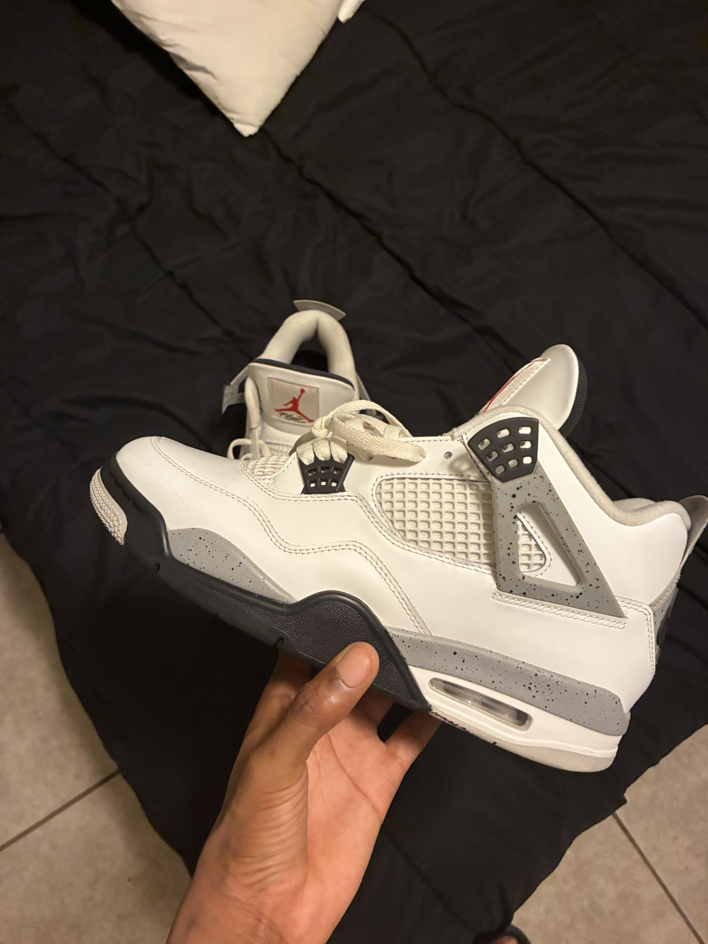 Jordan 4 White Cement Size 12