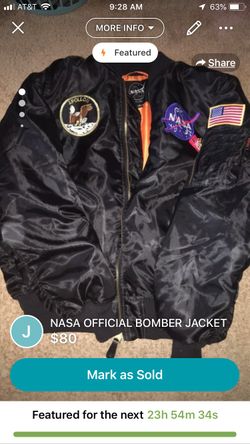 NASA Official Bomber Jacket