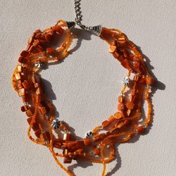 Beads  & Stones Necklace 