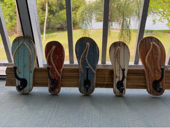 Beautiful beach sandals hooks