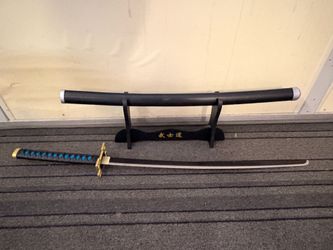 Blue/gold Katana