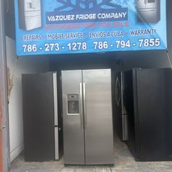 Nevera, Refrigerator GE, 36x32x69, Warranty 3 Months, Delivery Available 