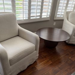Swivel Rocker Chairs With Table