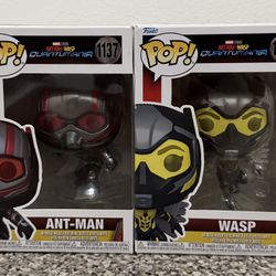 Ant Man And Wasp Funko Pops $20