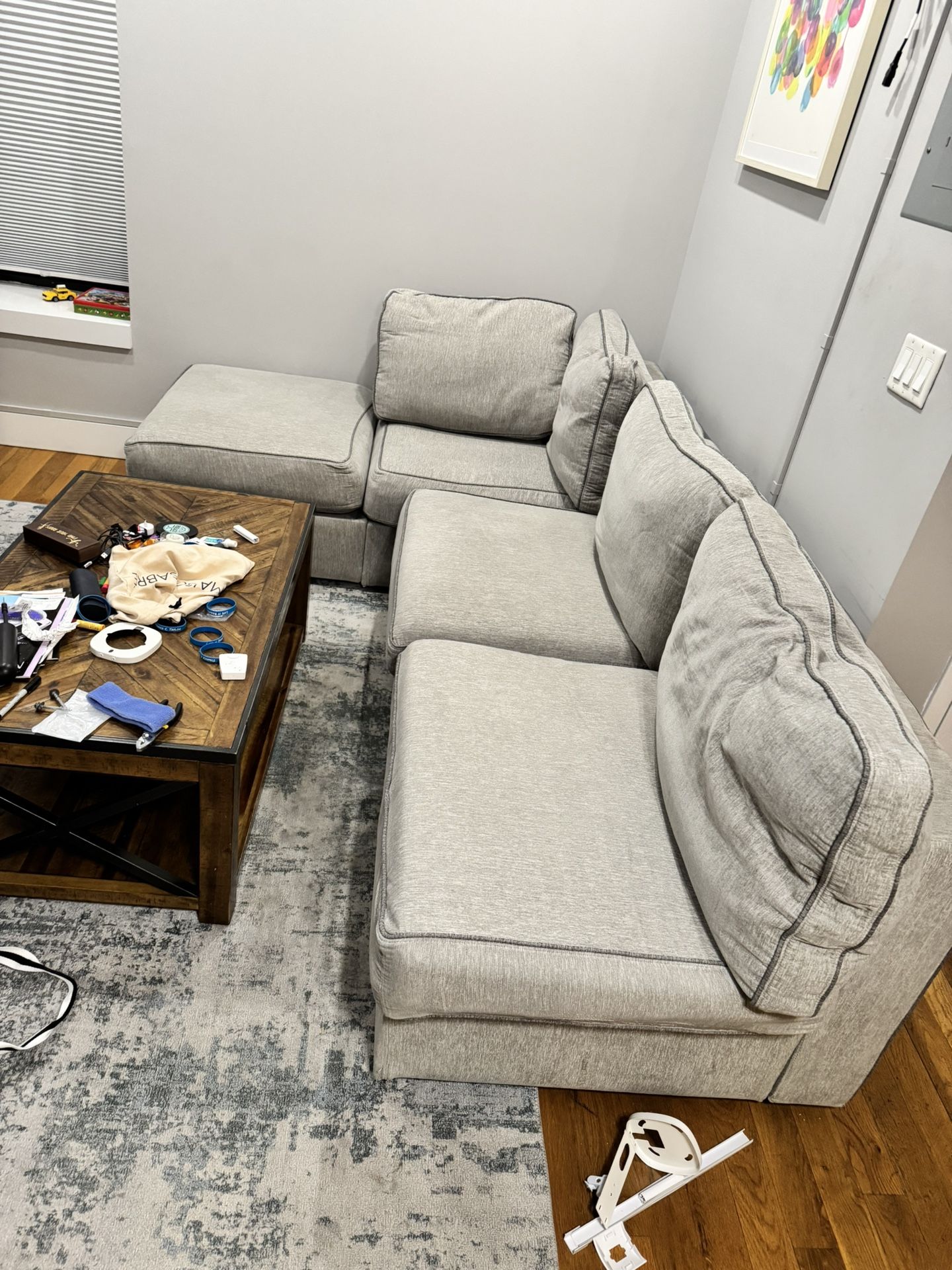 Lovesac Couch 4 Seat + Side Sactional