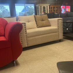 Brand new sofa and loveseat for $800 for two pieces ready to go today hurry for best selection