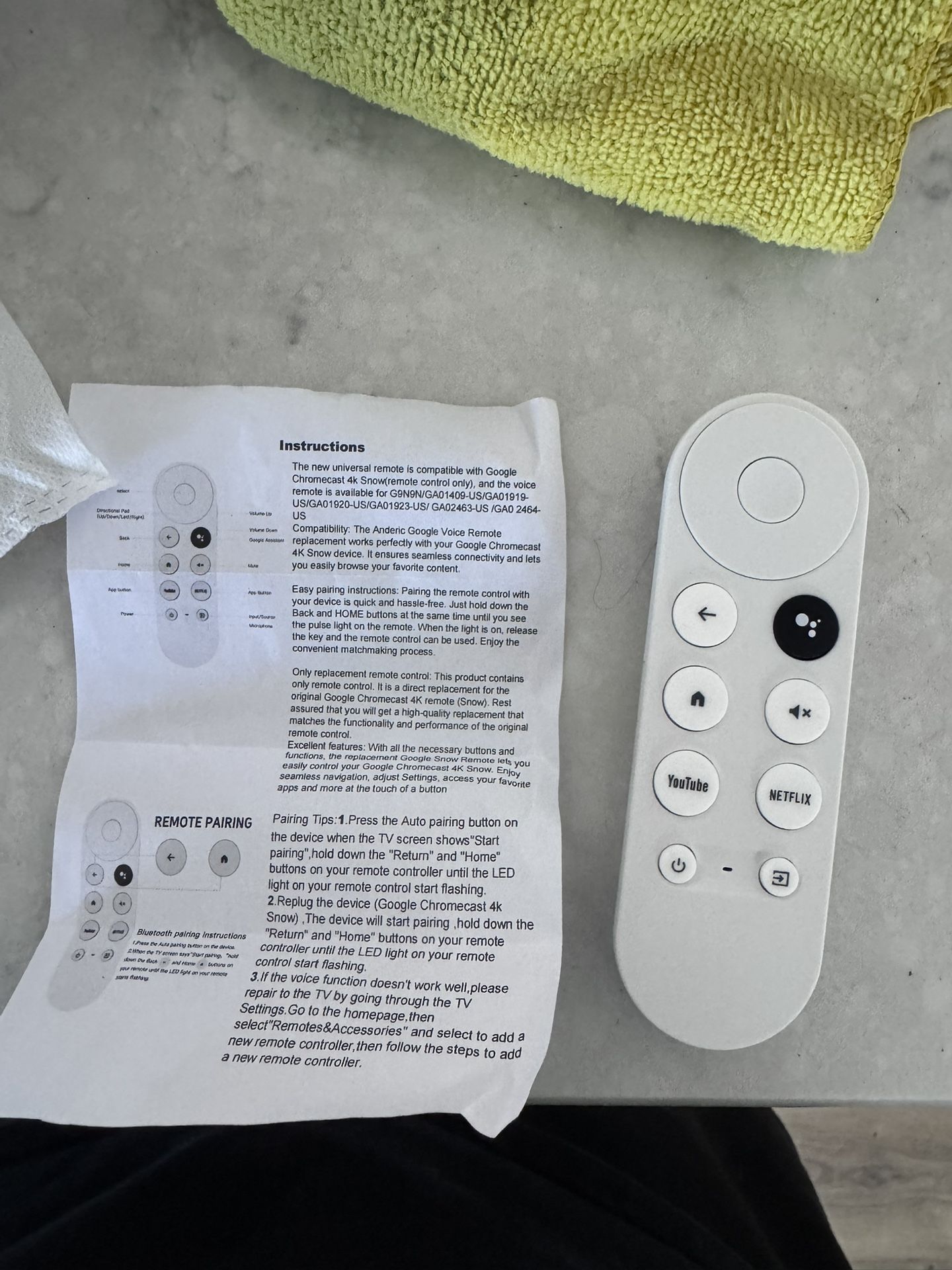 Google Chromecast Remote