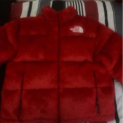 Supreme North Face Faux Fur Puffer