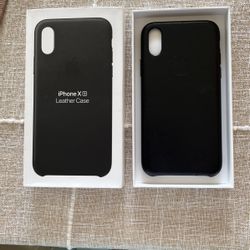 Leather Case iPhone X 