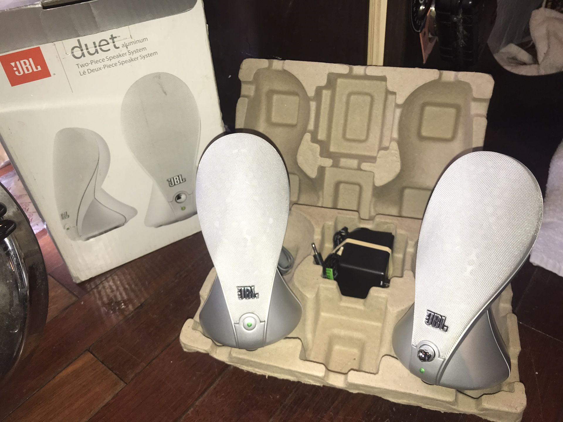 JBL duet speakers