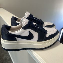 Nike Air Jordan 1 Elevate Low Women Size 11 White Midnight Navy DH7004 141