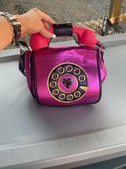 Betsey Johnson Rotary Phone Crossbody Bag