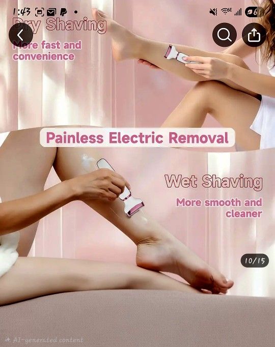 Women's Electric Shaver!