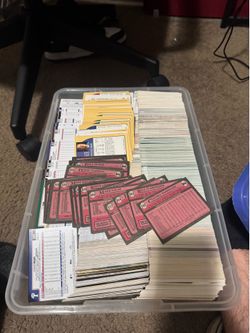 Sports card collection