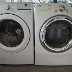 LG electric washer and dryer with free delivery
