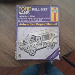 Ford Full-size Vans 1969-91 Auto Repair Manual