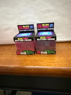 NeeDoh Nice Cube Glitter & Glow